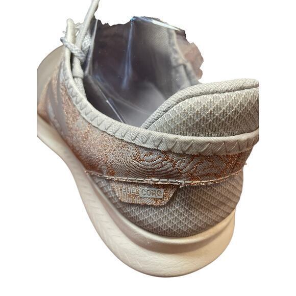 New Balance FuelCore Coast V3 Running Shoe Rose Gold Floral Metallic & Grey 10 - Picture 11 of 15